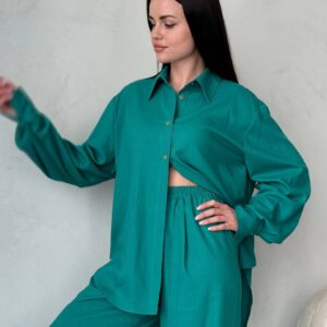 костюм з м'якого льону